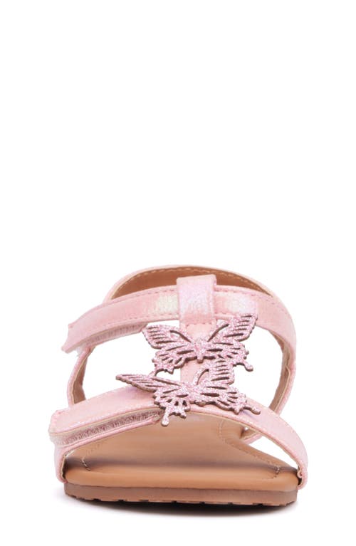 Shop Olivia Miller Kids' Butterfly Ankle Strap Sandal In Pink
