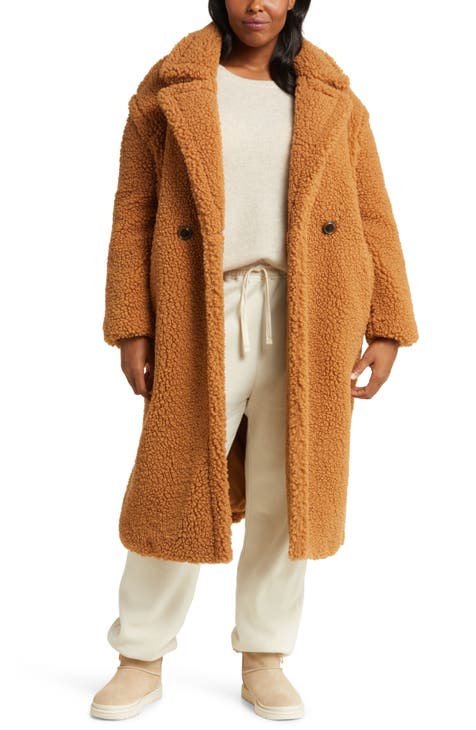 Dark Brown Teddy Long Coat