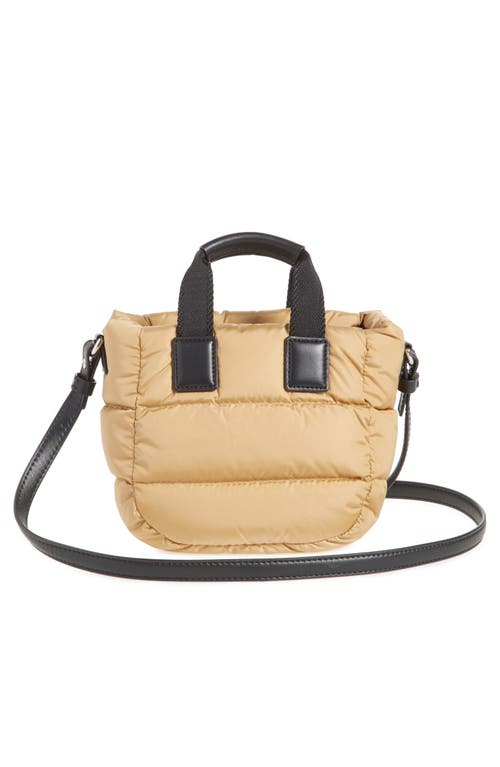 MONCLER MONCLER MICRO CARADOC PUFFER CROSSBODY TOTE