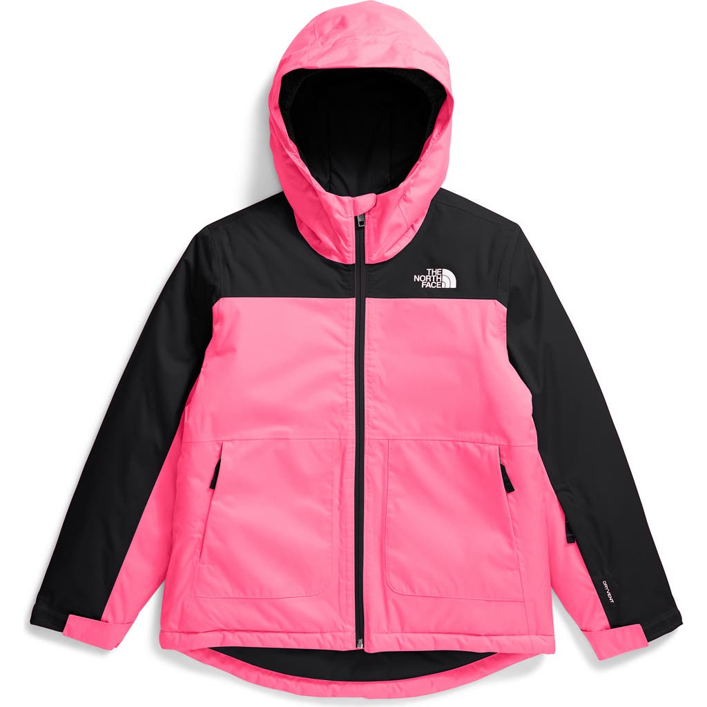The North Face Big Girls Freedom Insulated Jacket In Radiant Poppy