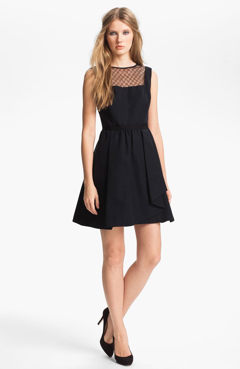 Miss Wu Lace Yoke Faille Dress (Nordstrom Exclusive) | Nordstrom