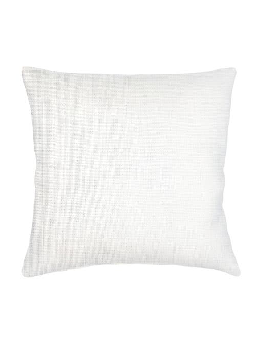 Anaya So Soft Linen Pillow Down Alternative Insert In White