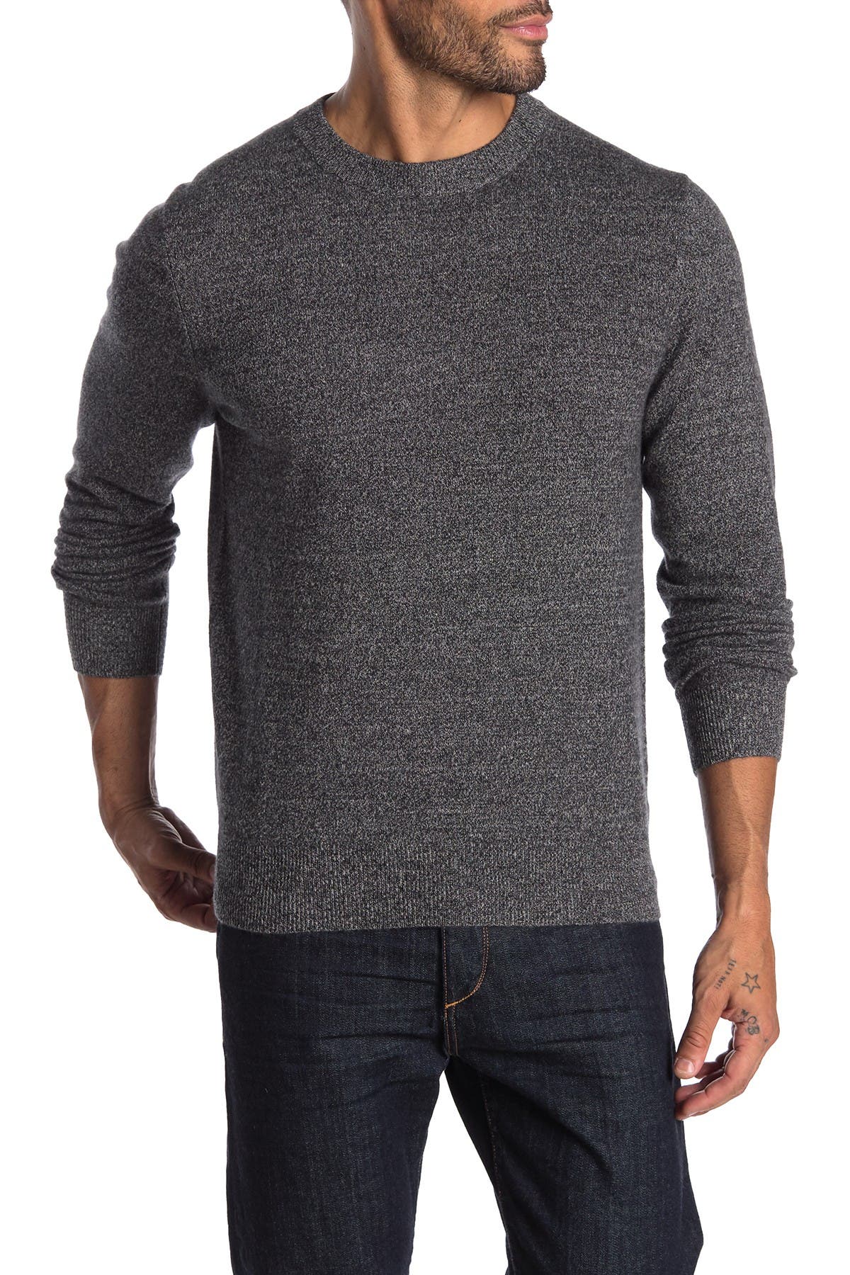 qi cashmere men's sweater