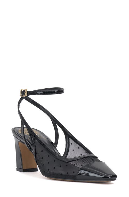 Shop Vince Camuto Somlee Ankle Strap Pump In Black