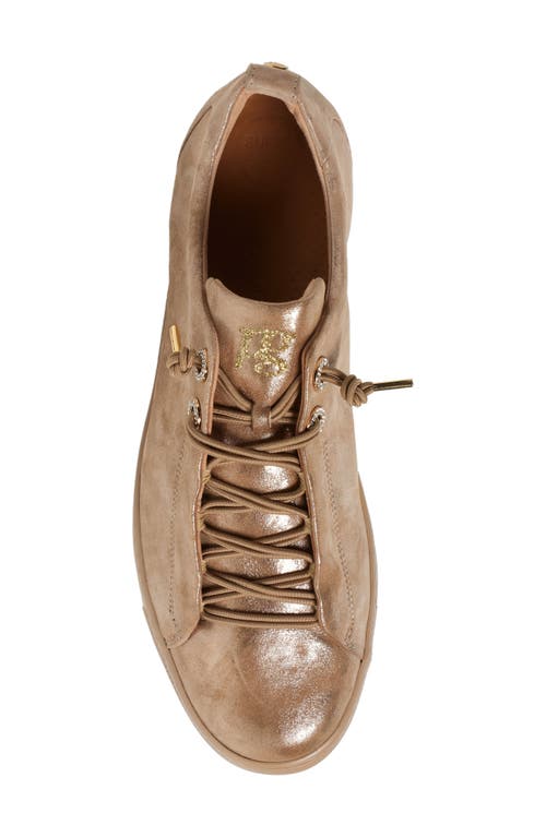 Shop Paul Green Wisdom Sneaker In Champagne Glossy Antic