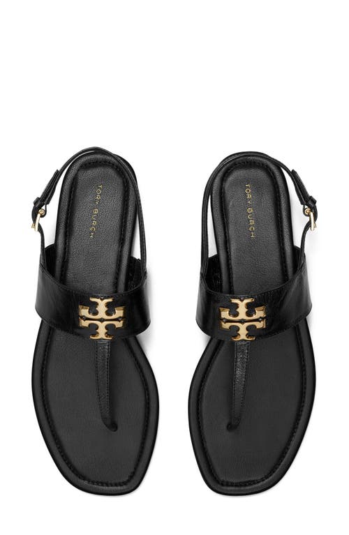 Shop Tory Burch Eleanor Slingback Sandal In Perfect Black