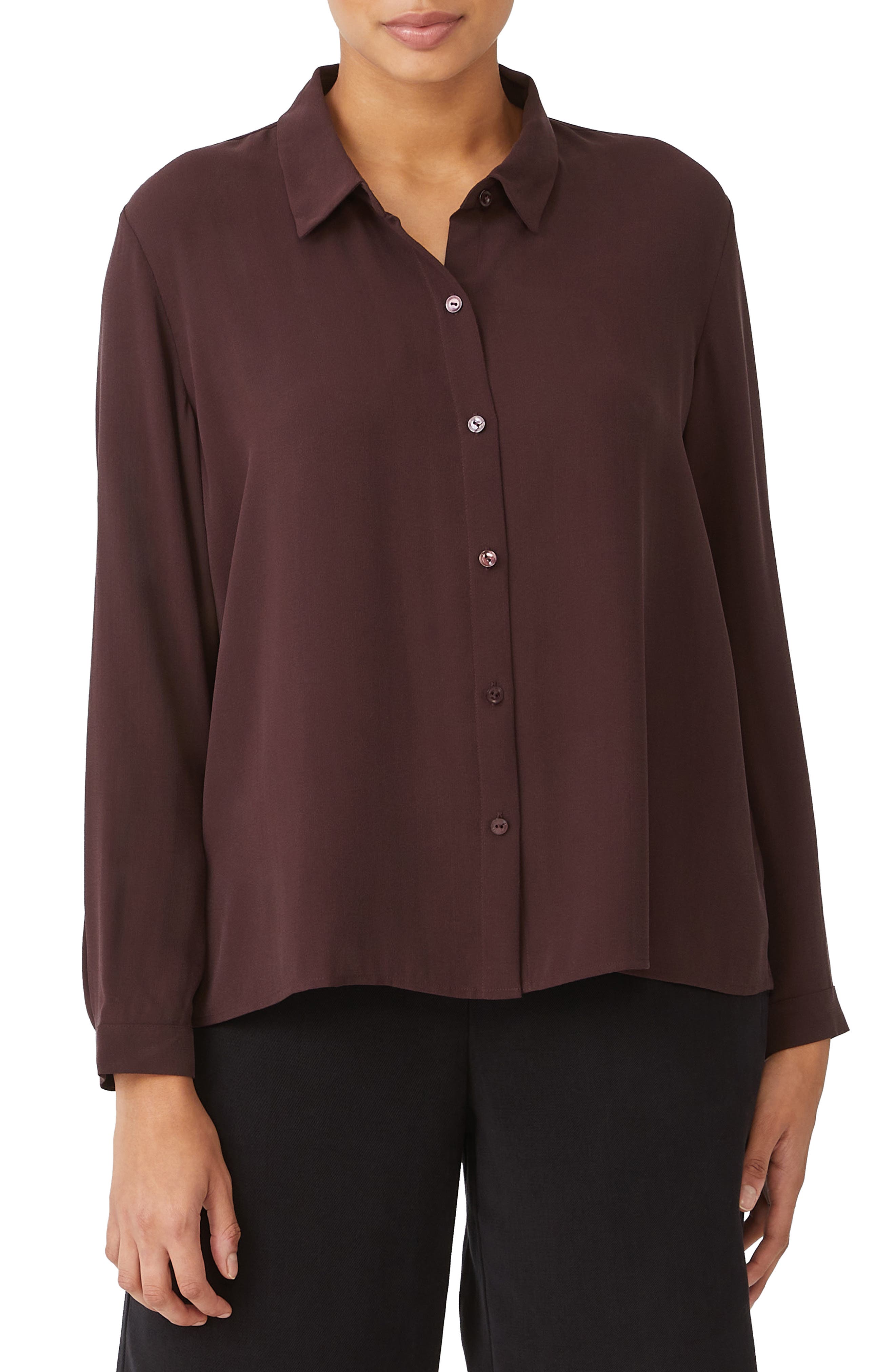burgundy blouses for women | Nordstrom