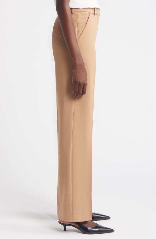 Shop Nordstrom Straight Leg Pants In Camel