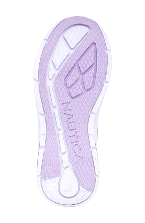 Shop Nautica Kids' Mesh Sneaker In Lilac Glitter/white