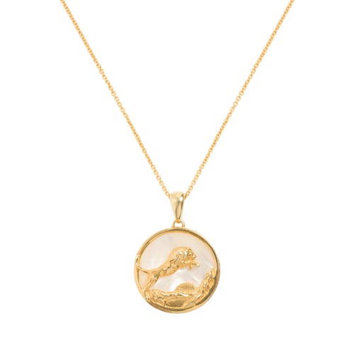 Freya Rose Zodiac Necklace In Leo