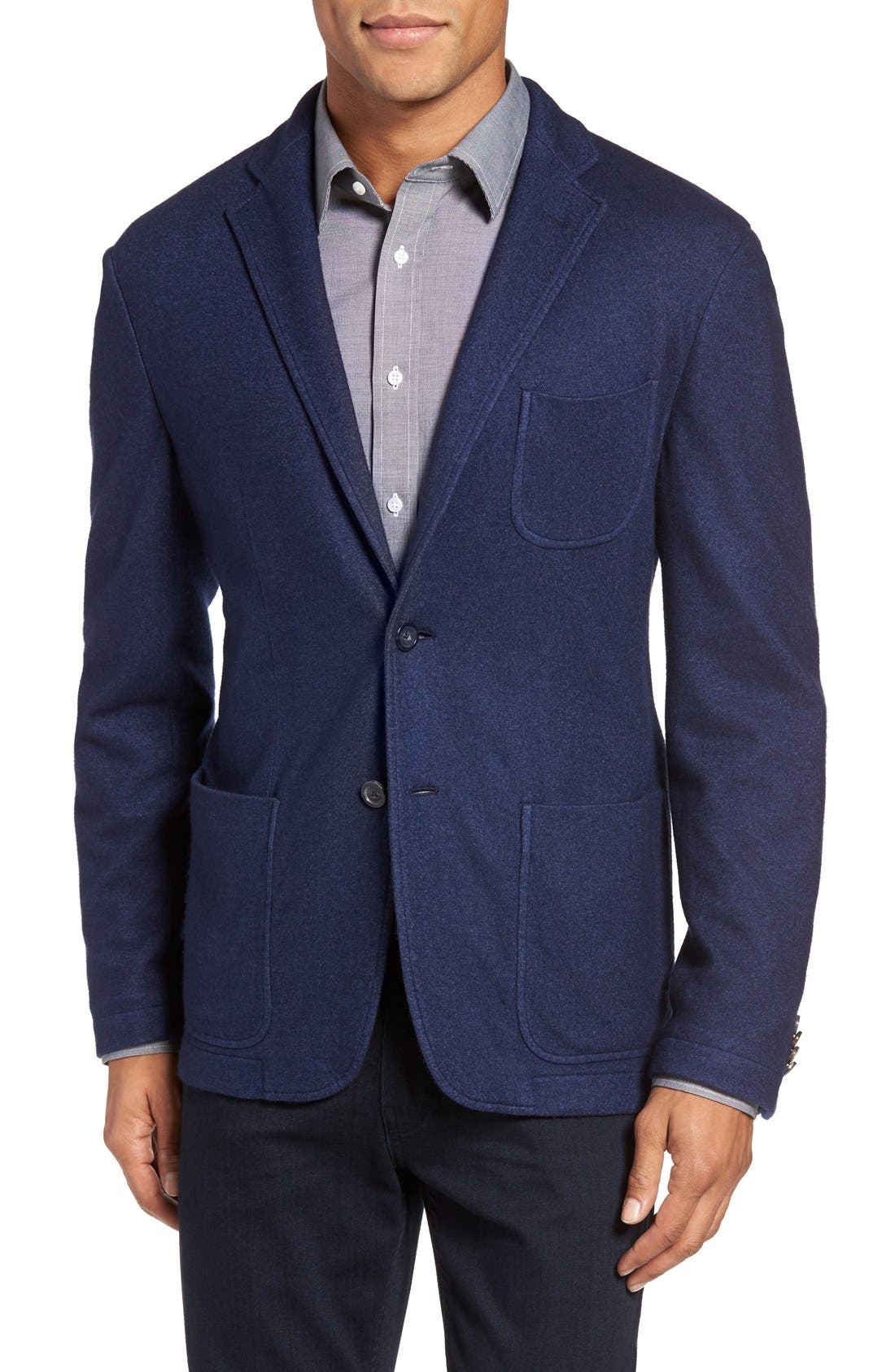 Colombo Cashmere & Silk Knit Blazer Nordstrom