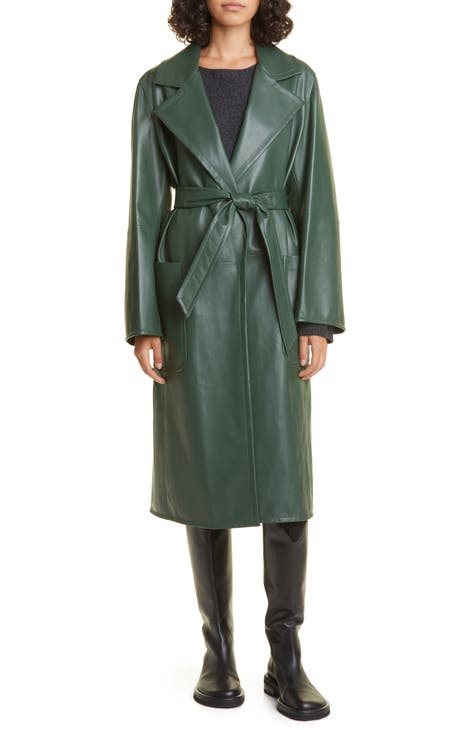 Women's Green Leather & Faux Leather Jackets | Nordstrom