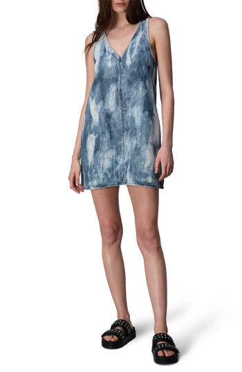 Rag & Bone Women's Naia Tie-dye Denim Minidress In Indwaterco
