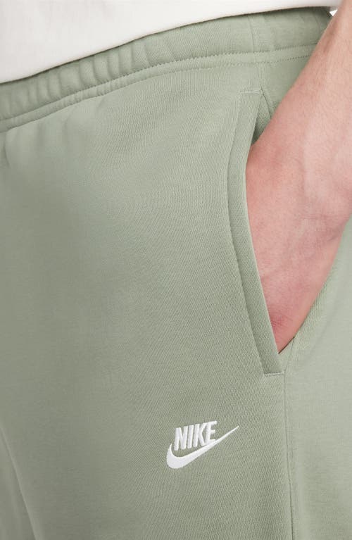 Shop Nike Club Fleece Bungie Pants In Jade Horizon/white