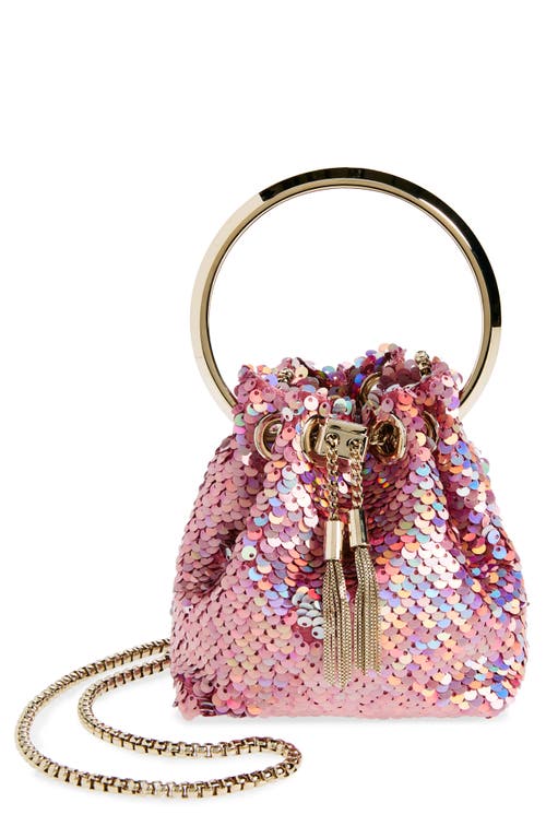 Jimmy Choo Micro Bon Bon Sequin Pouch in Mix at Nordstrom