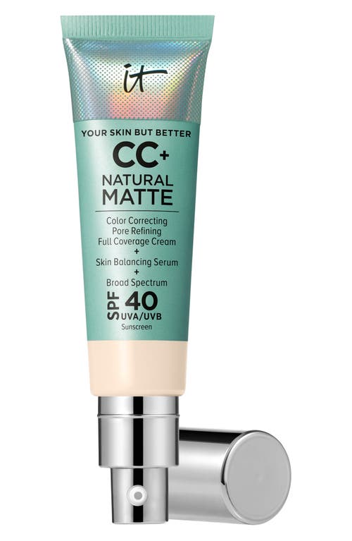 CC+ Natural Matte Color Correcting Full Coverage Cream in Fair Ivory