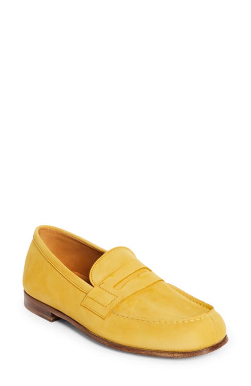JM WESTON Le Moc Loafer in Yellow