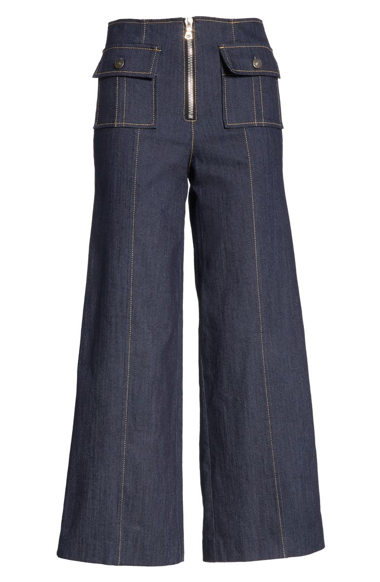 Cinq à Sept Azure Crop Wide Leg Jeans | Nordstrom