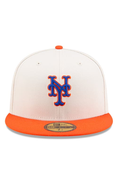 Shop New Era X Diet Starts Monday X Diet Starts Monday New York Mets Fitted Twill Baseball Cap In Beige