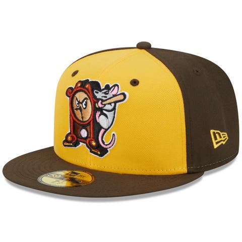 Florida Marlins New Era Grilled 59FIFTY Fitted Hat - Yellow/Black