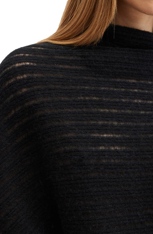 Shop Allsaints Ridley Funnel Neck Sweater In Black