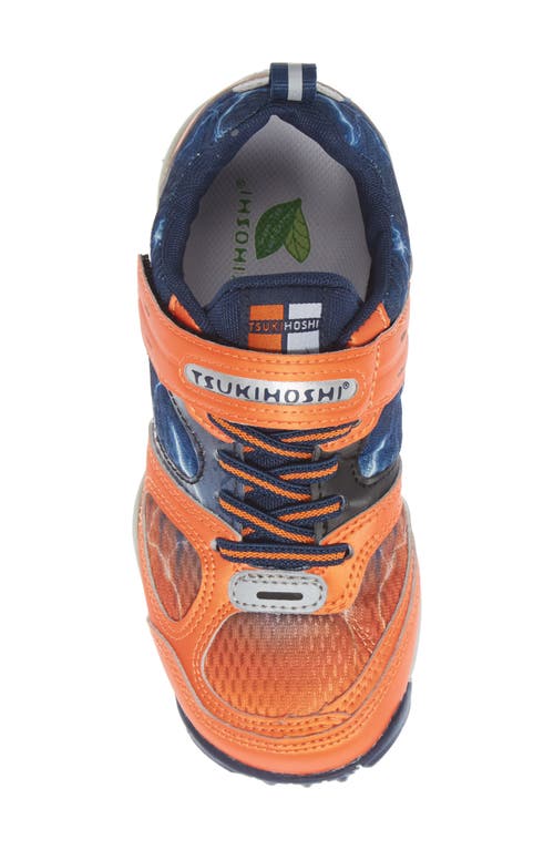 Tsukihoshi Mako Washable Sneaker In Orange/navy