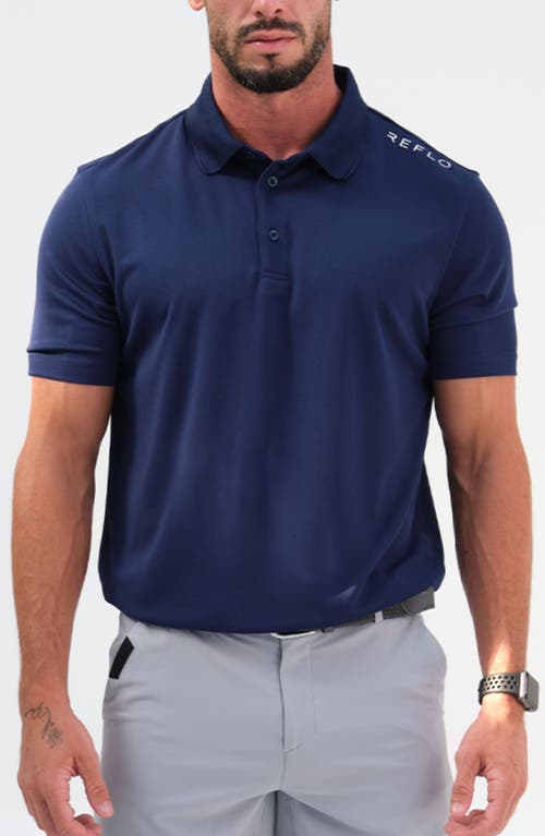 Shop Reflo Bohai Performance Polo In Medieval Blue