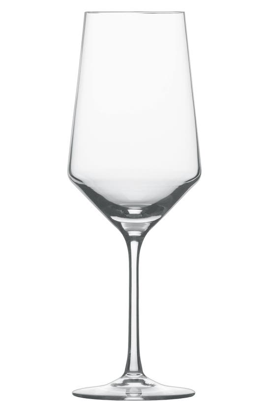 Shop Schott Zwiesel Pure Set Of 6 Bordeaux Wine Glasses In Clear