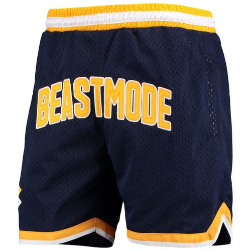 New Jersey Sets Men's Royal/Yellow Beast Mode Varsity Basketball Shorts