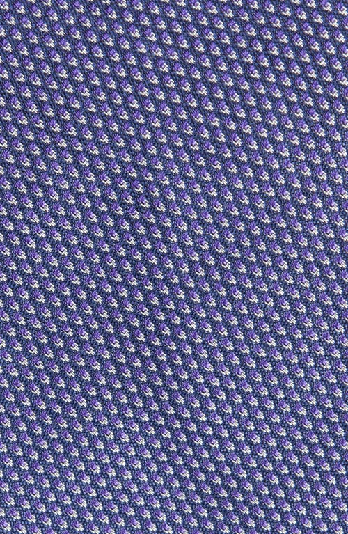Ralph Lauren Purple Label Bond St. Silk Tie In Navy/purple