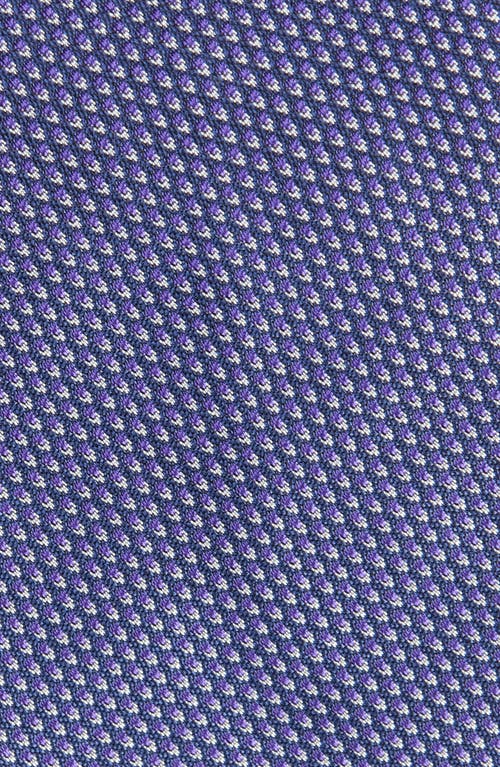 Shop Ralph Lauren Purple Label Bond St. Silk Tie In Navy/purple