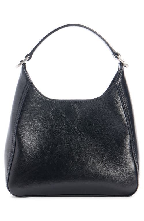 BALENCIAGA BALENCIAGA BB SOFT LAMBSKIN LEATHER HOBO BAG