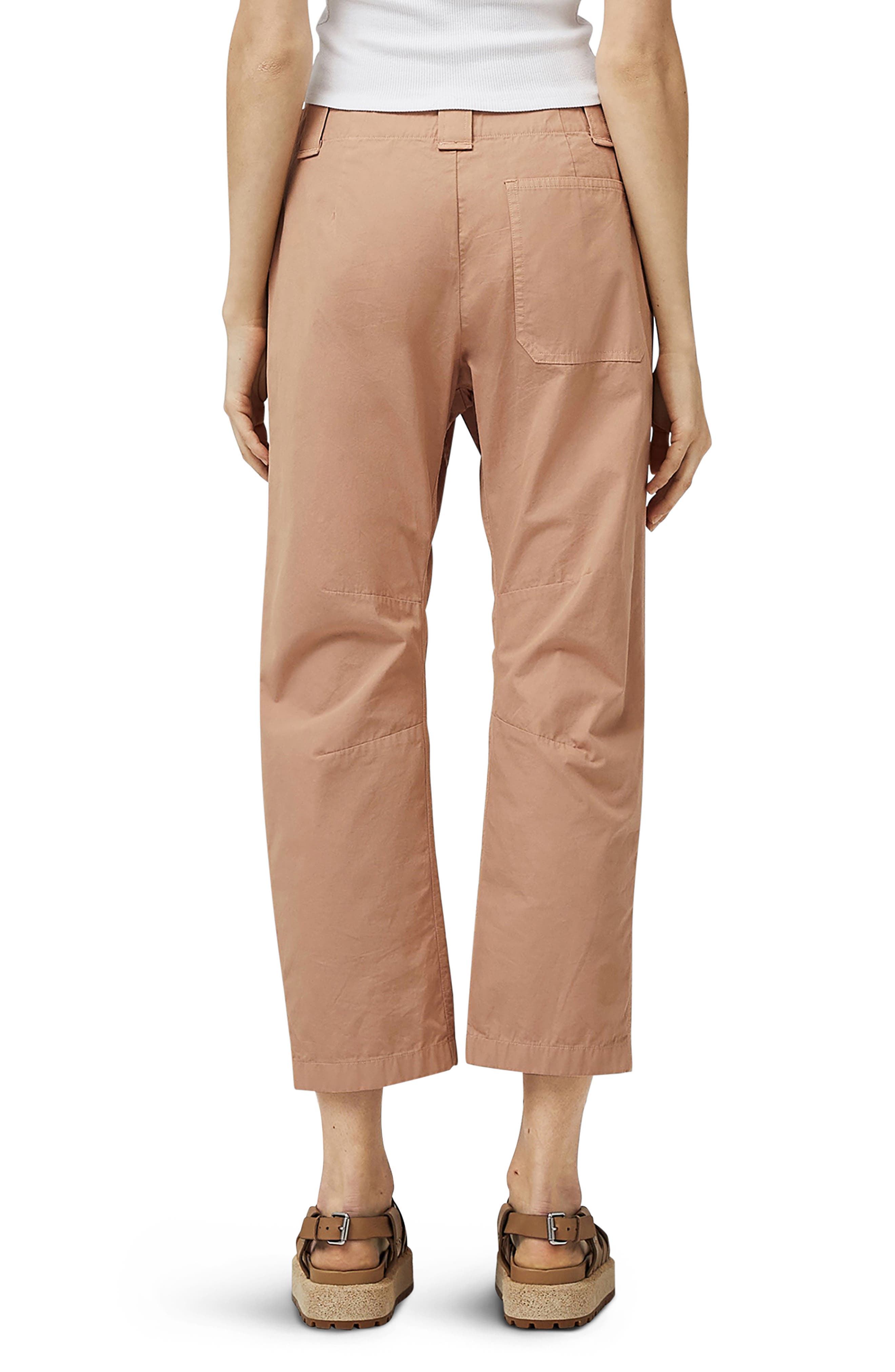rag & bone Leyton Crop Cotton Work Pants Nordstrom