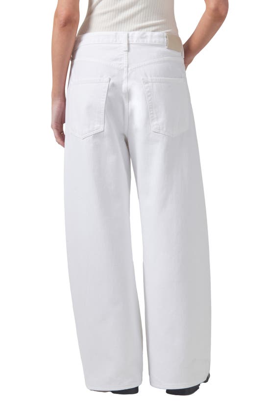 Citizens Of Humanity Brynn Wide Leg Organic Cotton Trouser Jeans In White