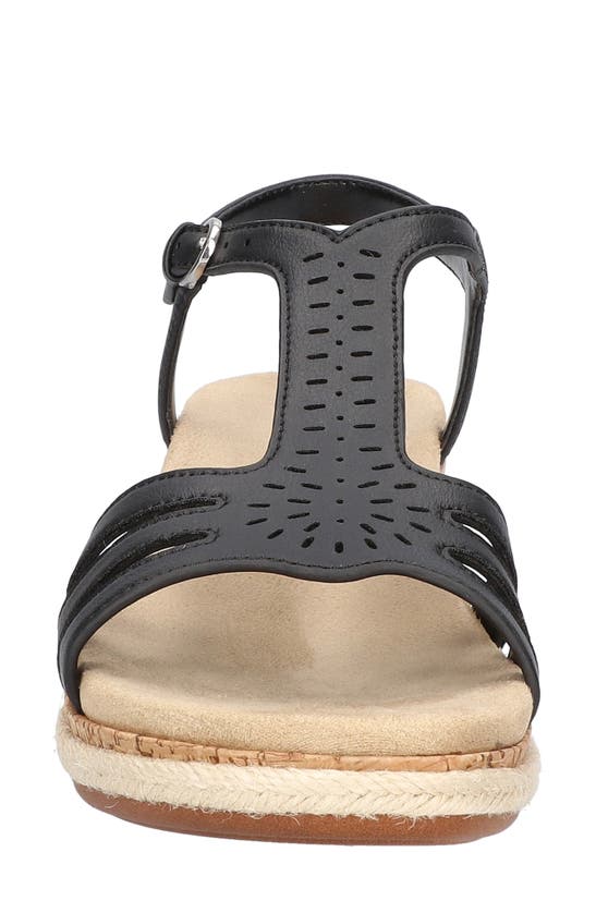 EASY STREET EASY STREET DORINDA T-STRAP WEDGE SANDAL