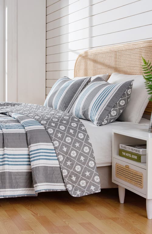 WOVEN & WEFT WOVEN & WEFT COASTAL 3-PIECE QUILT SET