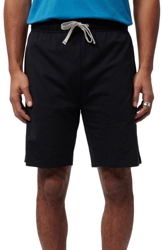 Psycho Bunny Cotton & Modal Jersey Pajama Shorts In Black | ModeSens