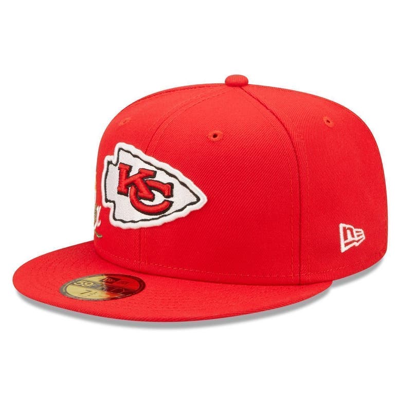 New Era Red Kansas City Chiefs Crown 2x Super Bowl Champions 59fifty ...