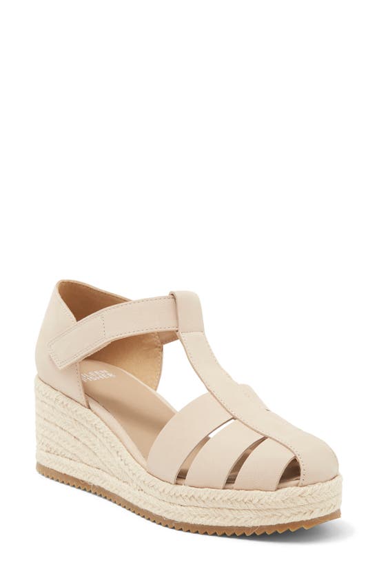 Eileen Fisher Tilly Jute Wedge Fisherman Sandal In Lino