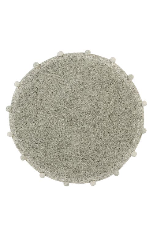 Lorena Canals Bubbly Washable Cotton Area Rug in Olive Natural at Nordstrom