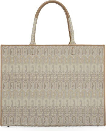 Furla Opportunity Jacquard Tote Bag - Pink