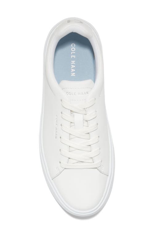 Shop Cole Haan Grandpro Crosscourt Traveler Sneaker In White/bluebell/white