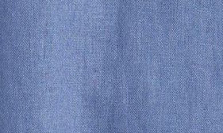 Shop Halogen Sleeveless Linen Blend Dress In Indigo Blue