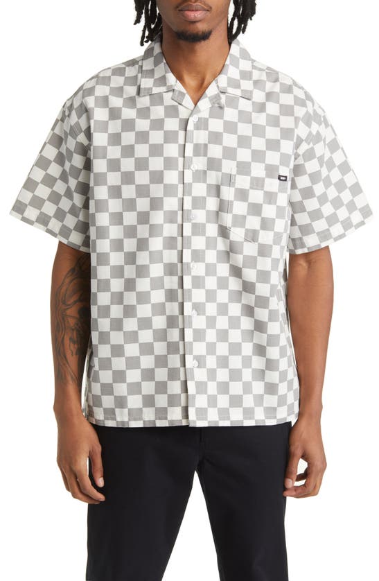 Kortfattet Overvåge bjærgning Vans Checkerboard Camp-collar Shirt In White | ModeSens