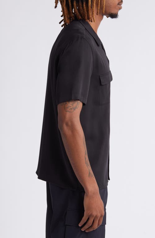 Shop Pacsun Dice Camp Shirt In Black