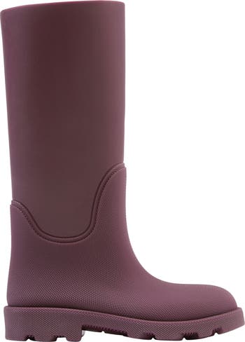 Burberry tall cheap rain boots