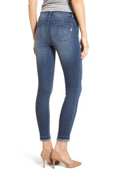 1822 Denim Double Fray Hem Skinny Jeans (Gerard) | Nordstrom