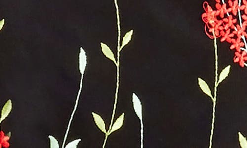 DRESS THE POPULATION DRESS THE POPULATION FERNANDA EMBROIDERED FLORAL STRAPLESS GOWN