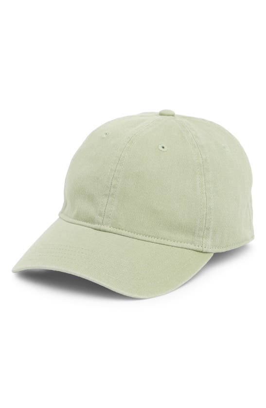 Madewell Broken In Organic Cotton Twill Baseball Cap In Iced Mint