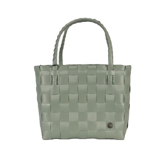Handed By Paris Recycled Plastic Tote Bag In Sage Green